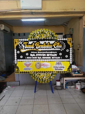 Papan Bunga di Kencana Tanah Sareal